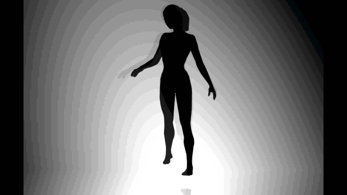 Вращающаяся девушка тест