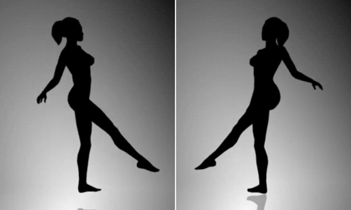 Иллюзия обмана балерина