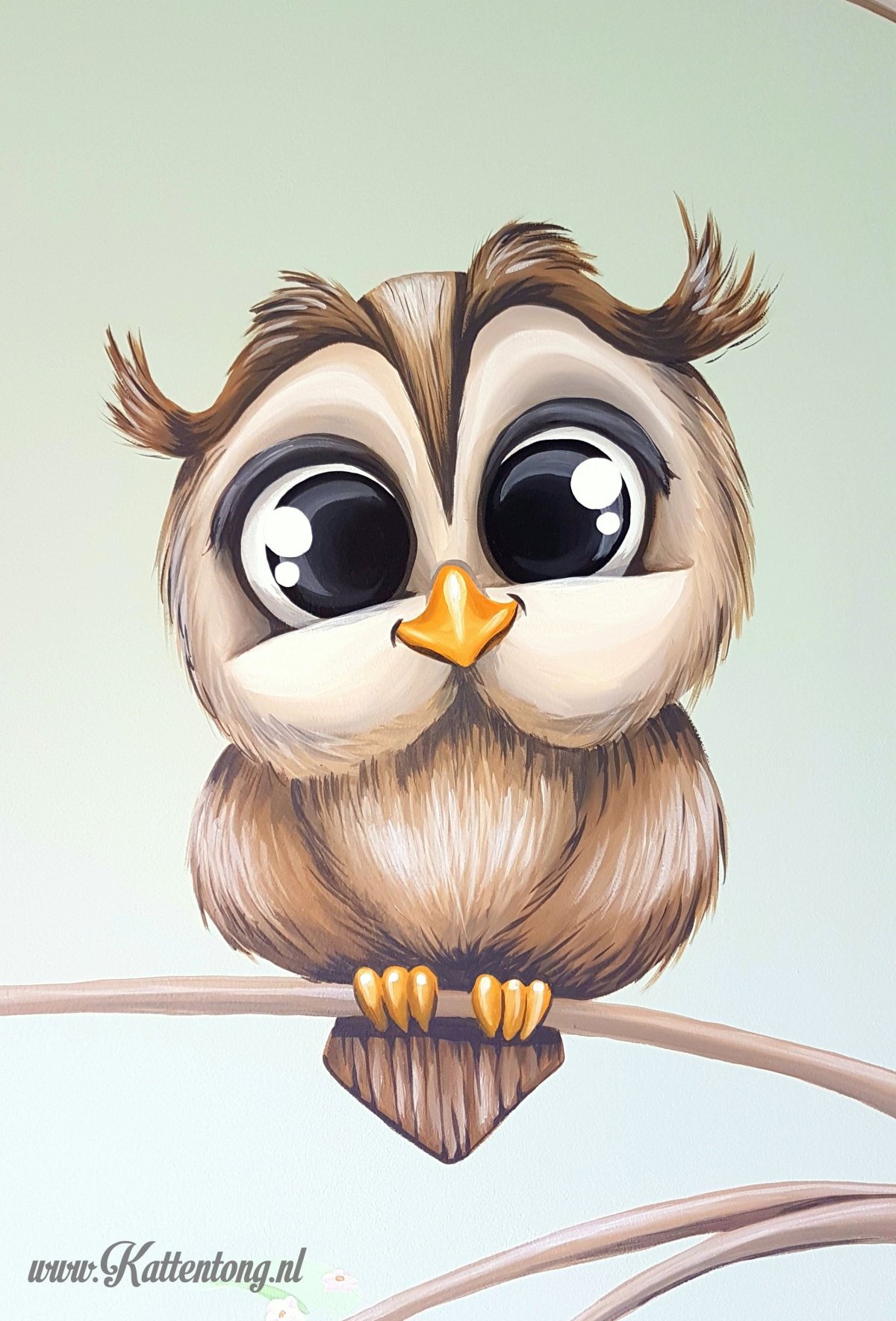 Совушки на ветке