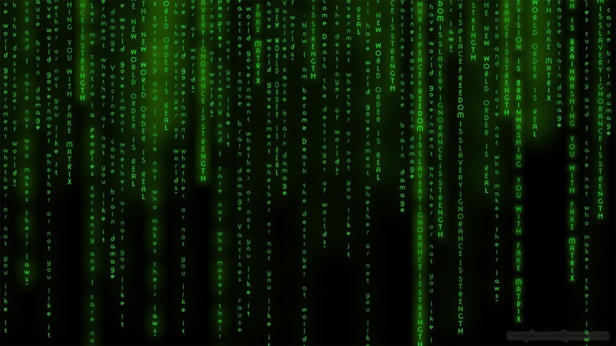 Матрица зеленые цифры Нео