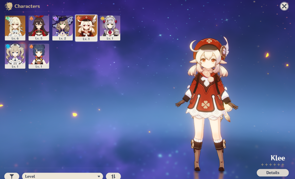 Klee Genshin Impact выпала