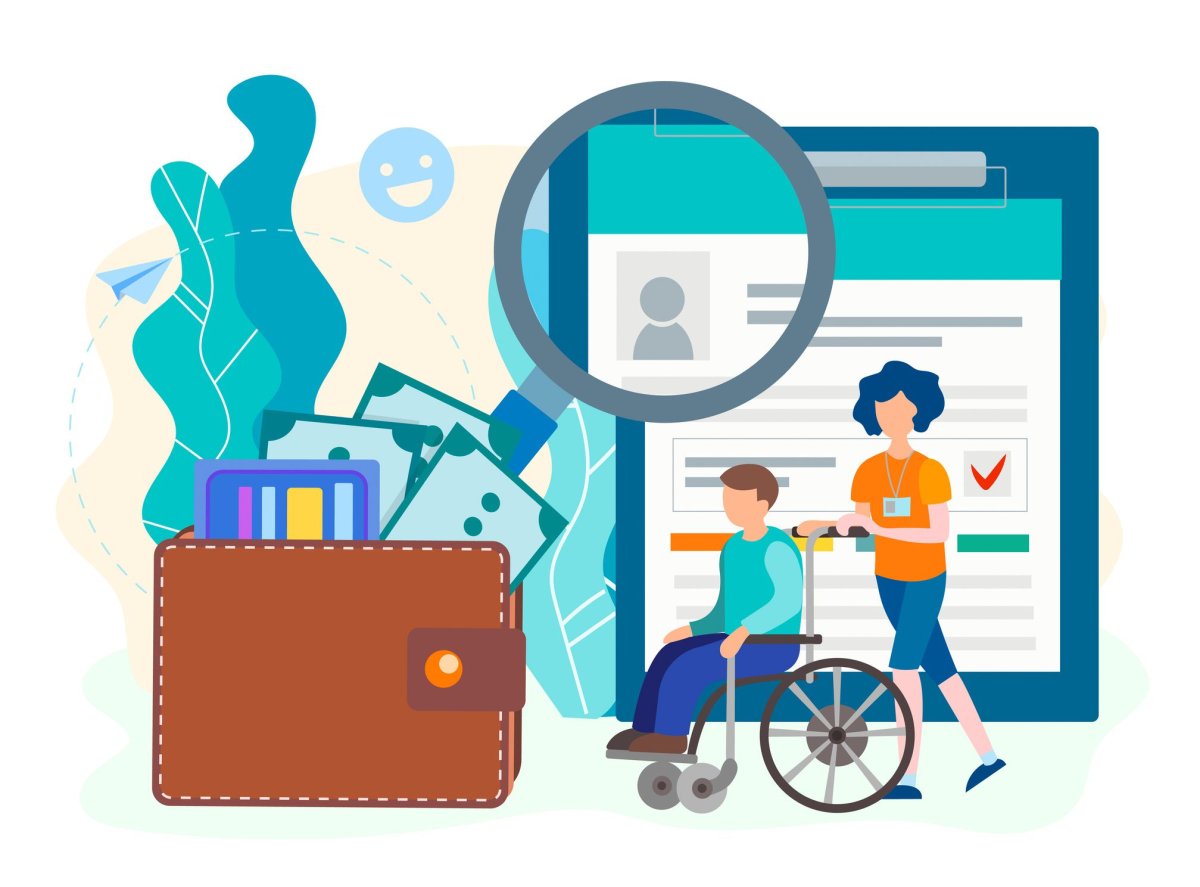 Социальное обеспечение векторное изображение