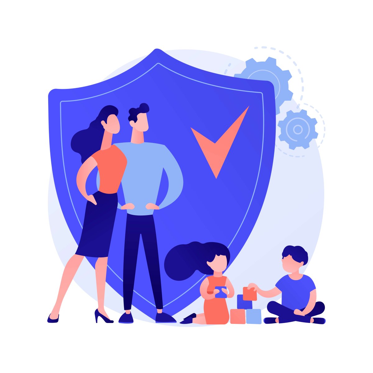 Векторные иллюстрации страхование