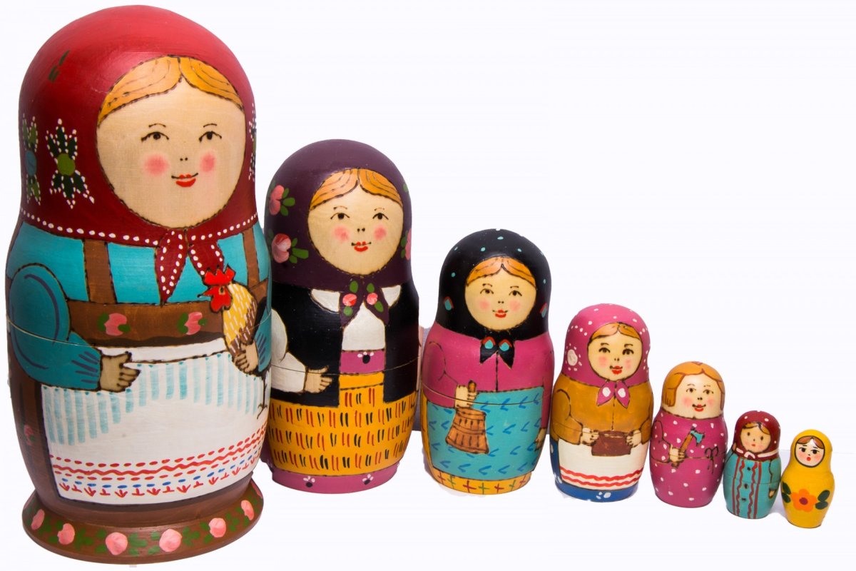 Роспись матрешки