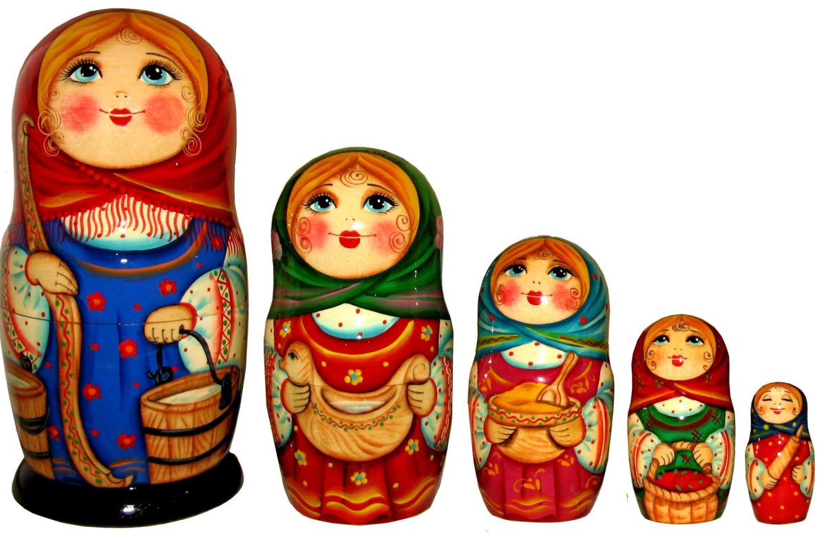 Матрешка рисунок