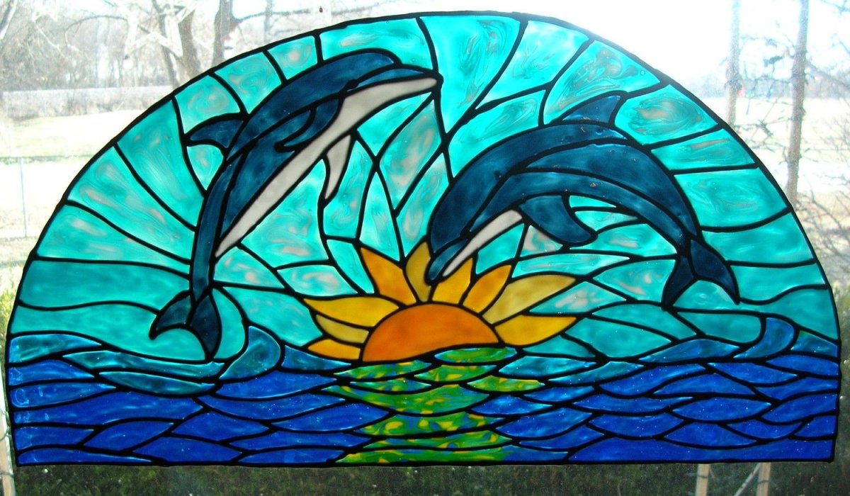 Современное декоративное искусство витраж