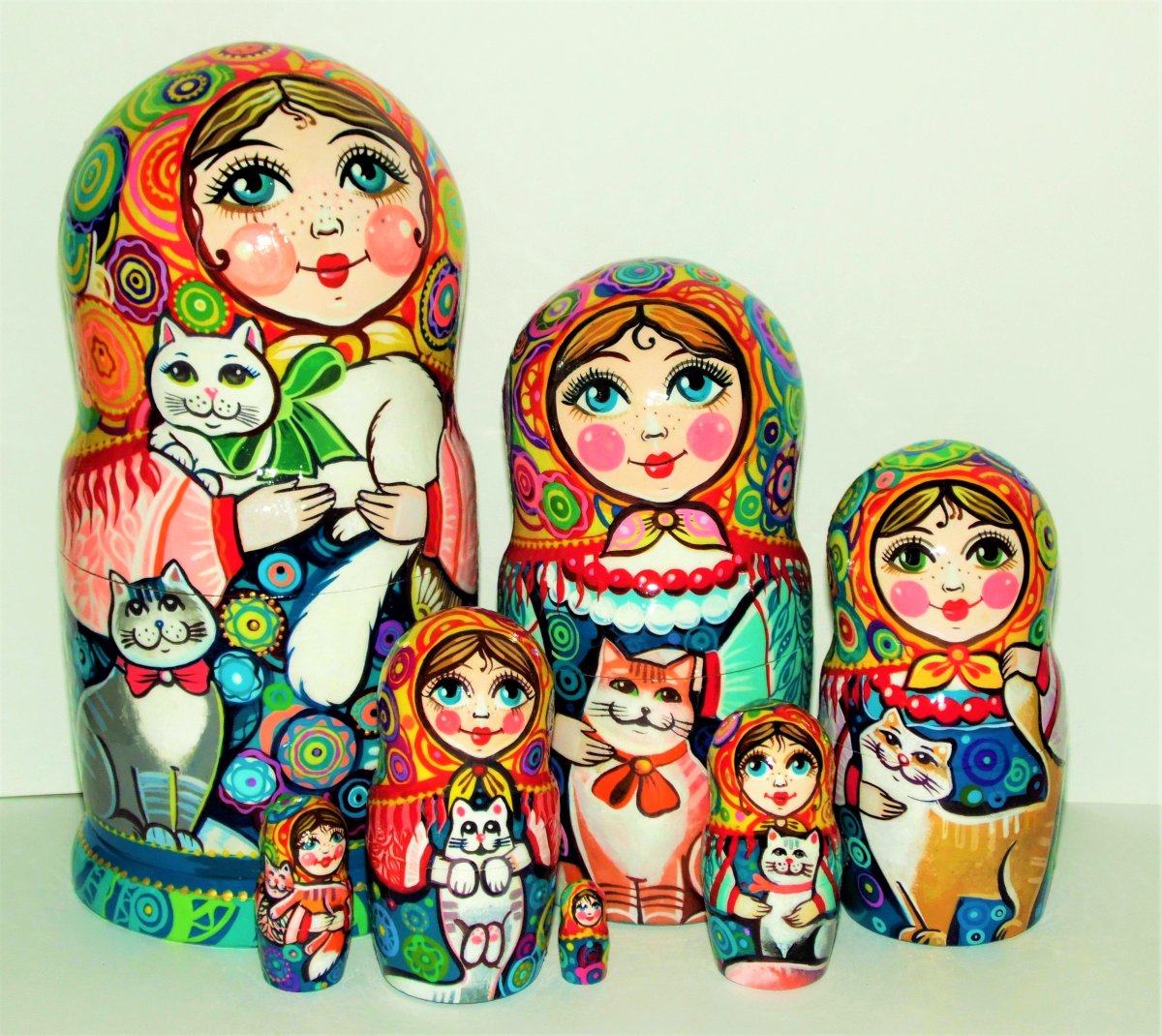 Матрешка пошагово детям