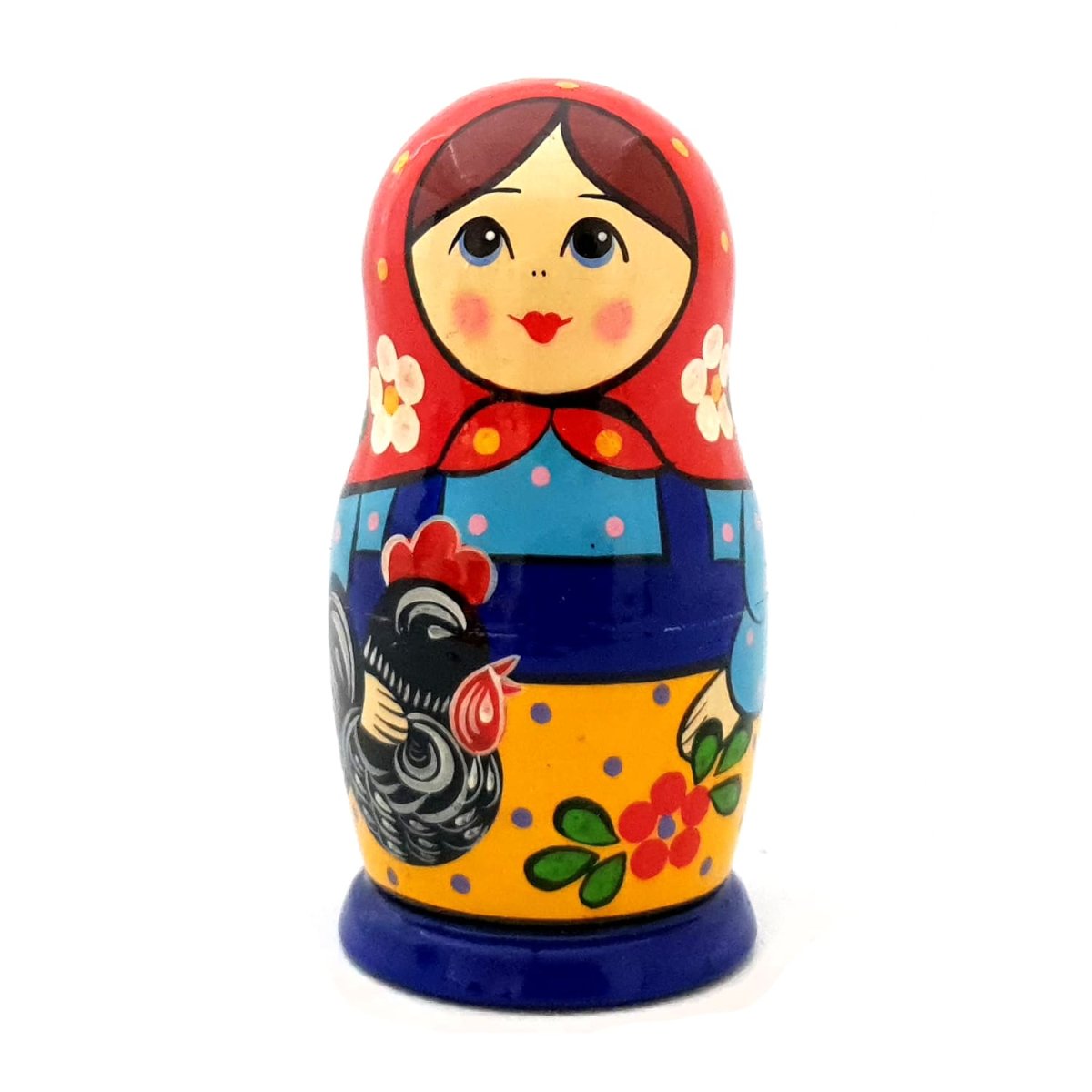 Матрешка Хохлома вектор