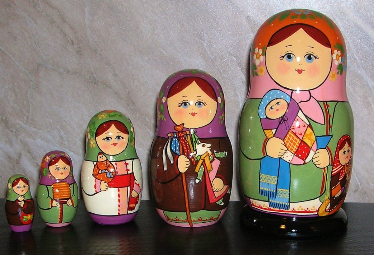 Матрешка "Загорская 3 в 1"