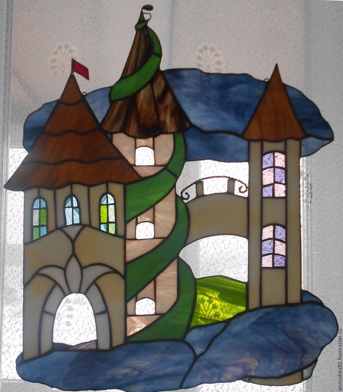 Витраж замок