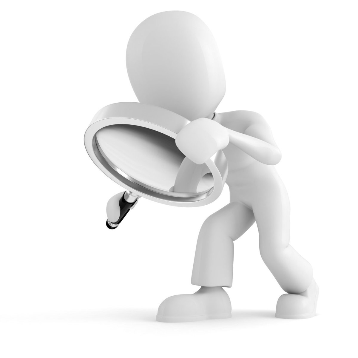 Человек с лупой