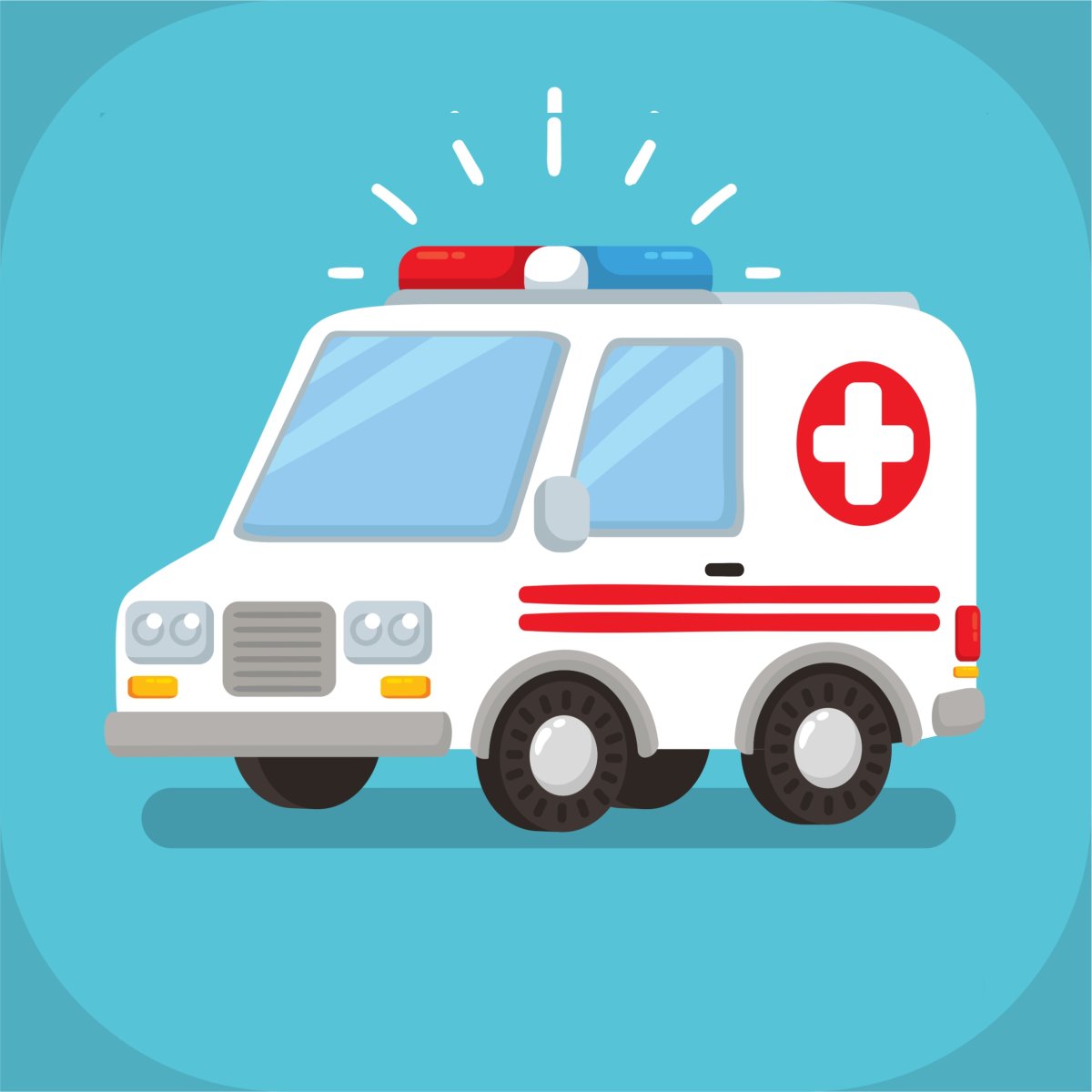 Машина скорой вектор