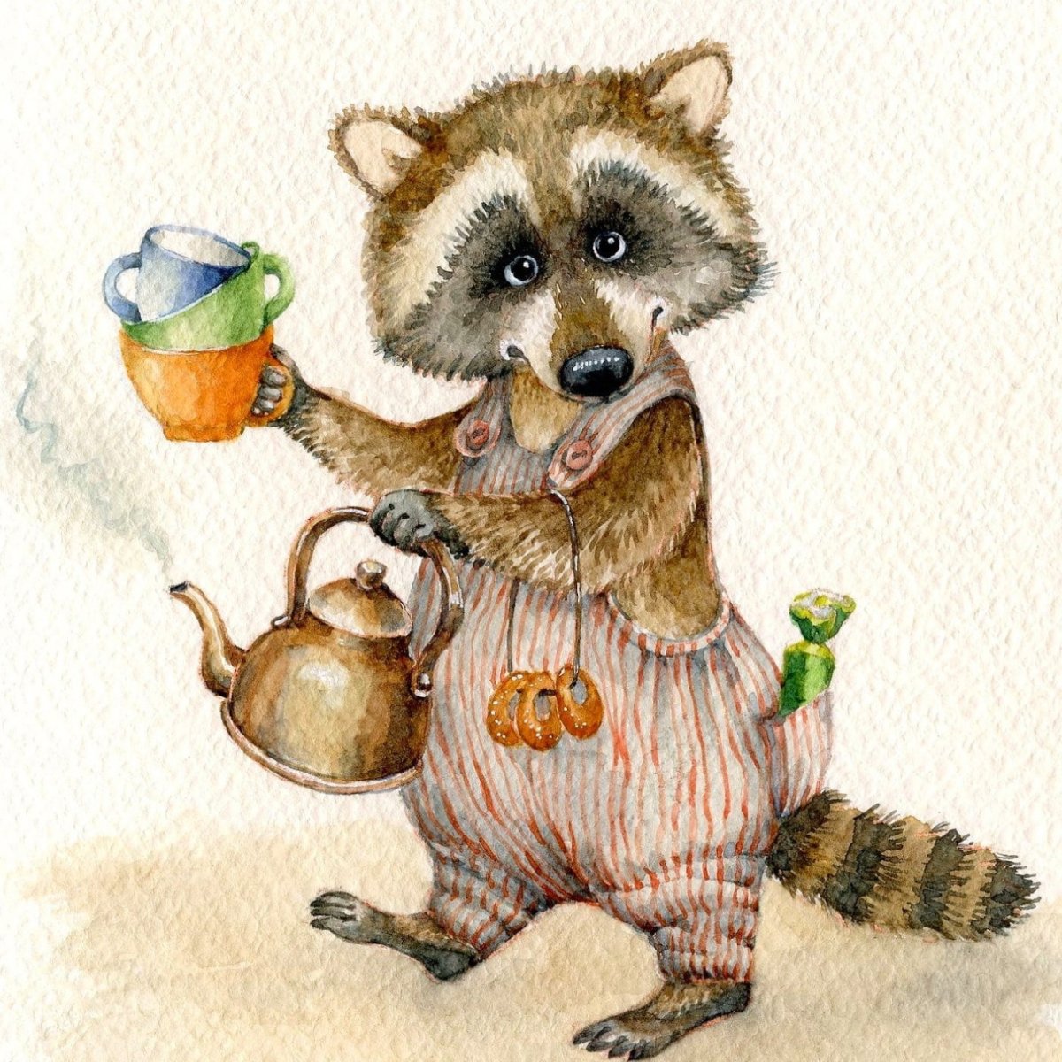 Иллюстрации Инги Измайловой Енотик