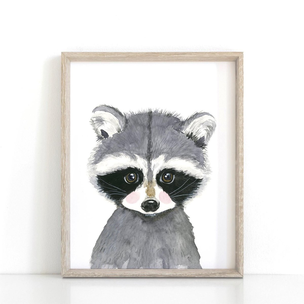 Енот полоскун портрет