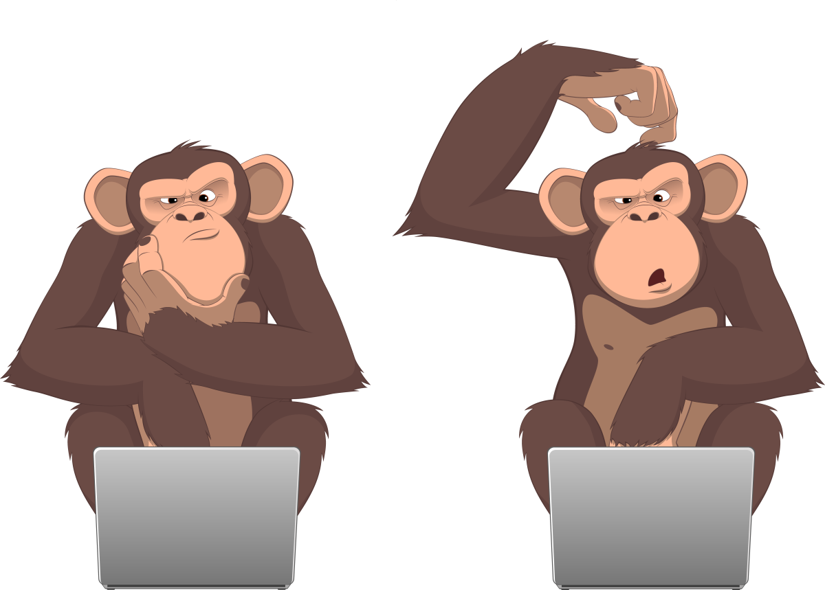 Мультяшный человек обезьяна