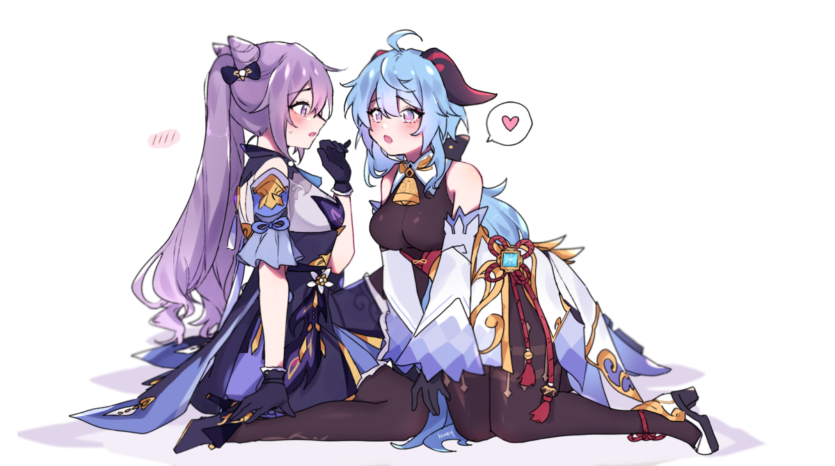 Genshin Impact Ganyu and Keqing