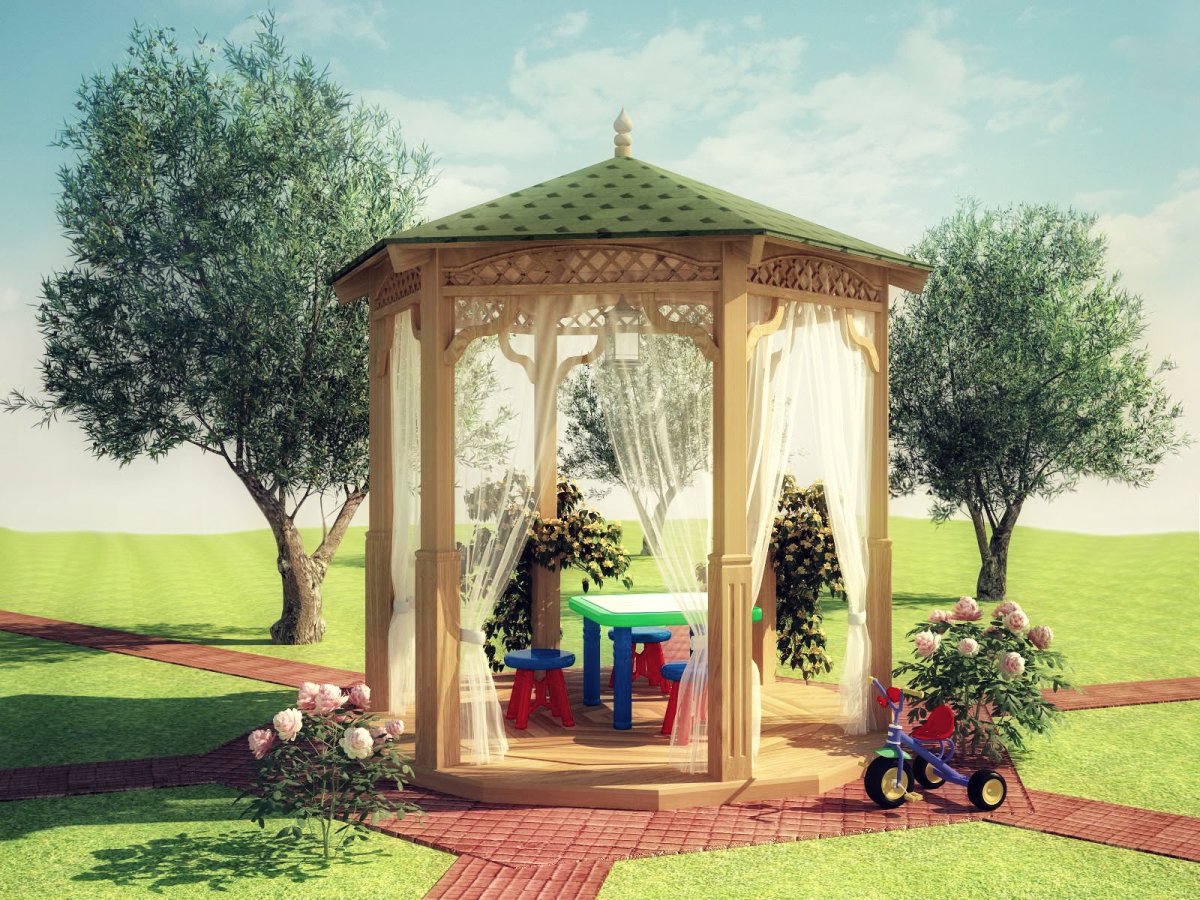 Беседка арт