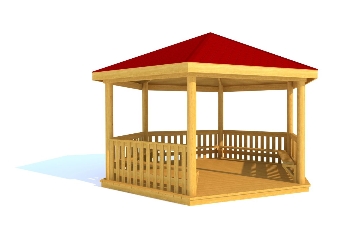 Беседка для школы