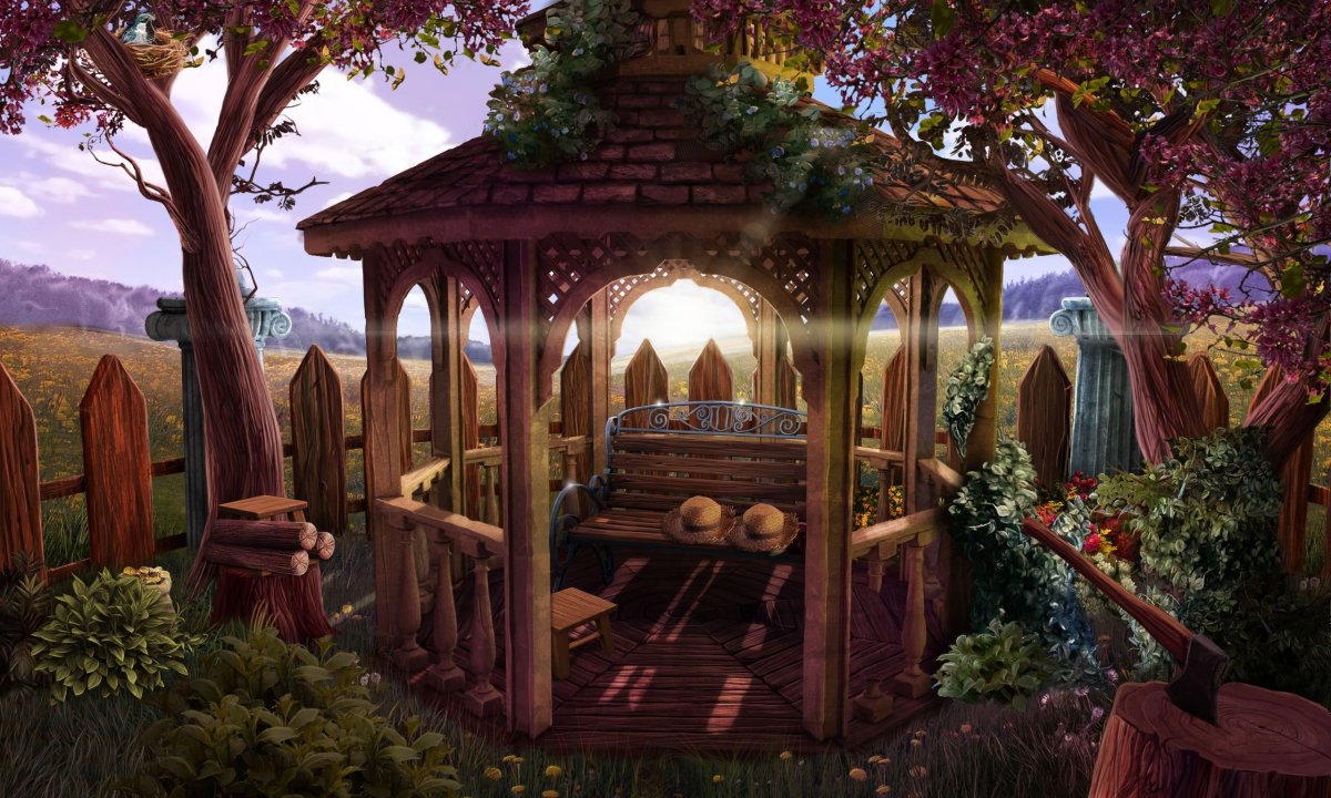 Беседка арт