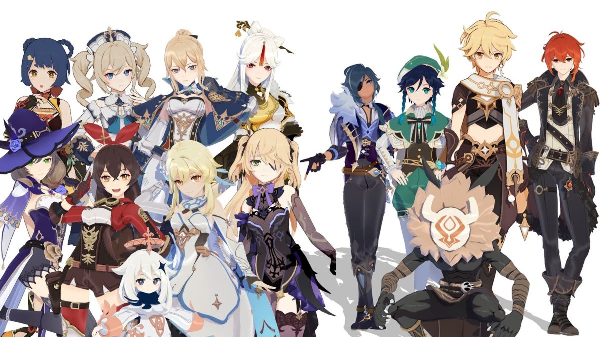 ММД модель MMD Genshin Impact