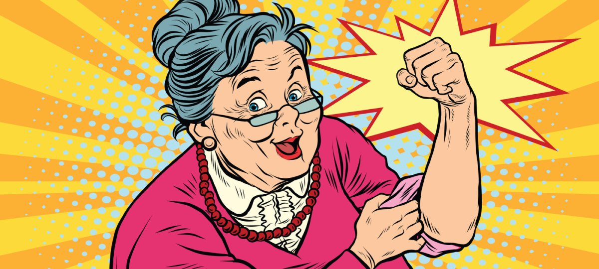 Умная бабушка