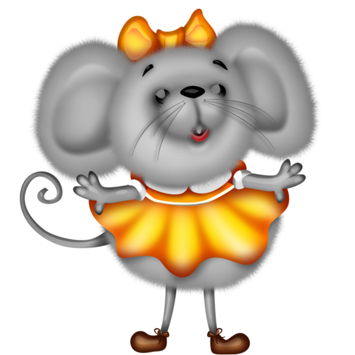 Мышонок мультяшный