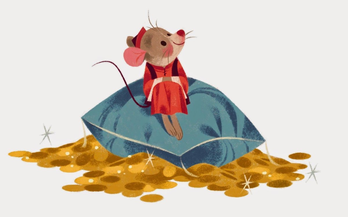 Мышонок с мешком