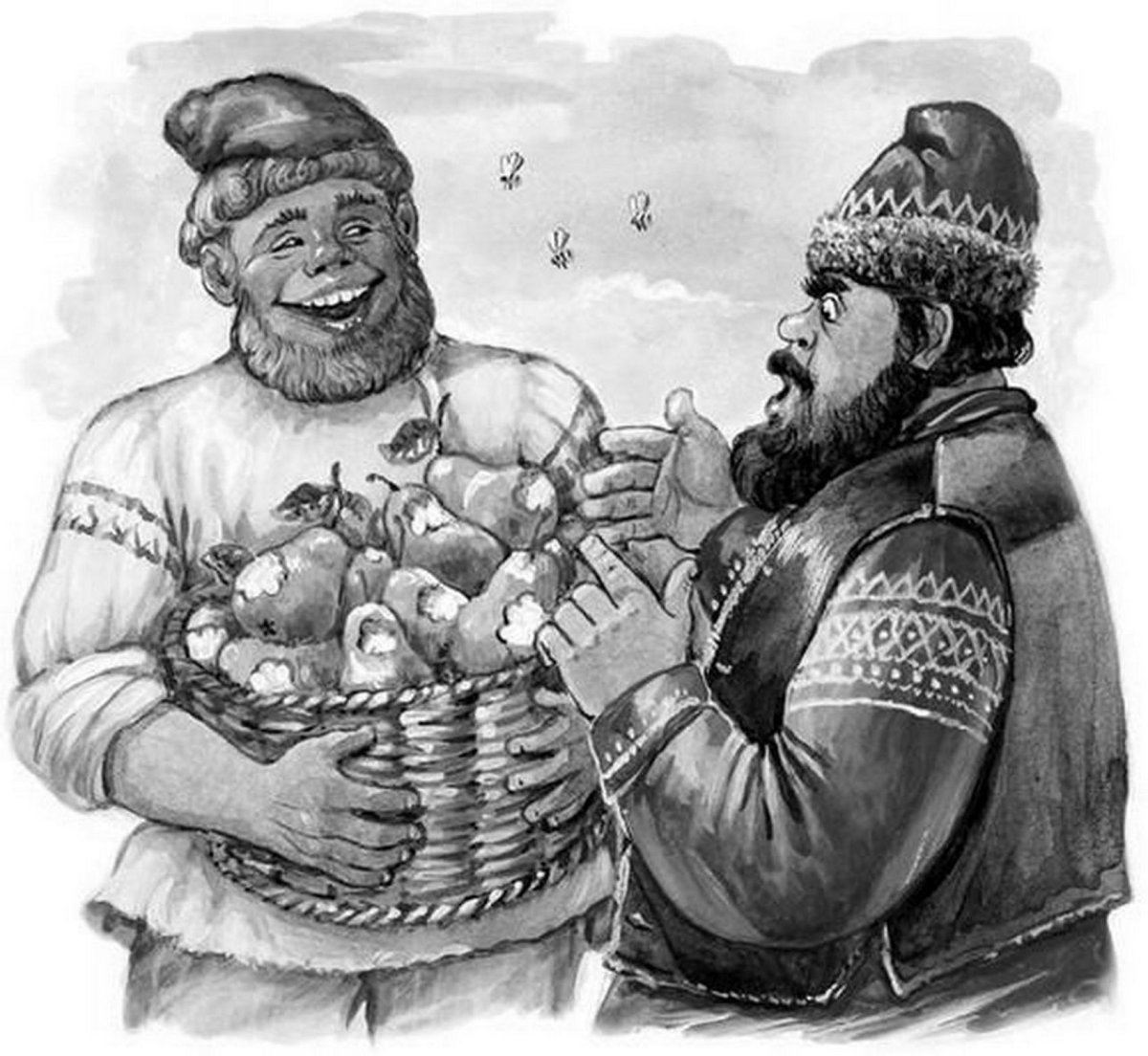 Русский купец иллюстрация