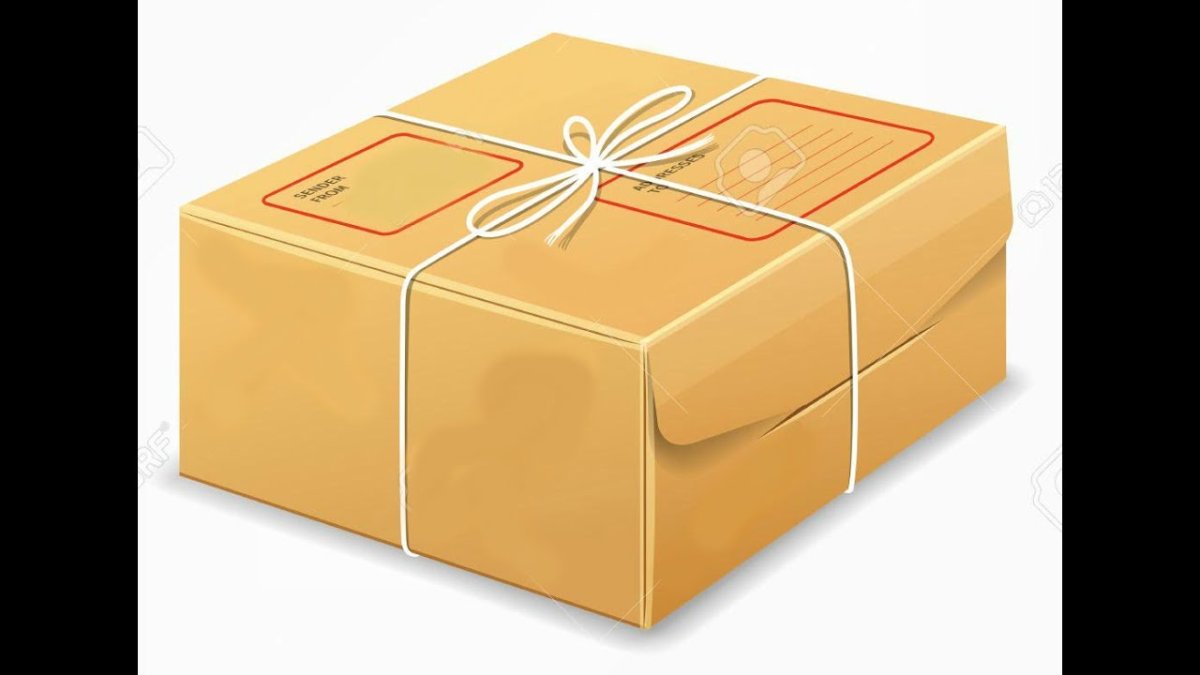 Посылка иллюстрация