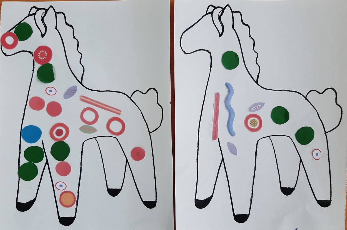 Дымковская лошадка для детей