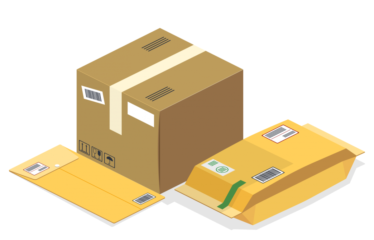 Посылки черно белое