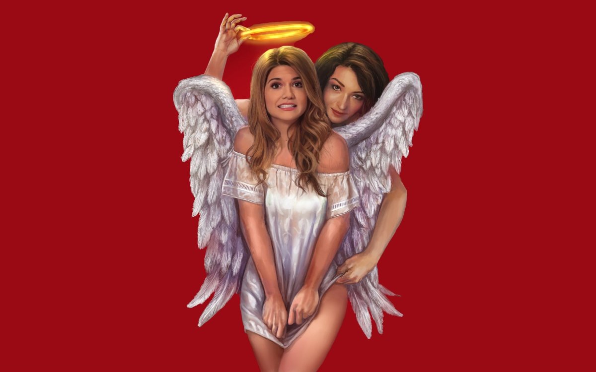 Ангел с нимбом