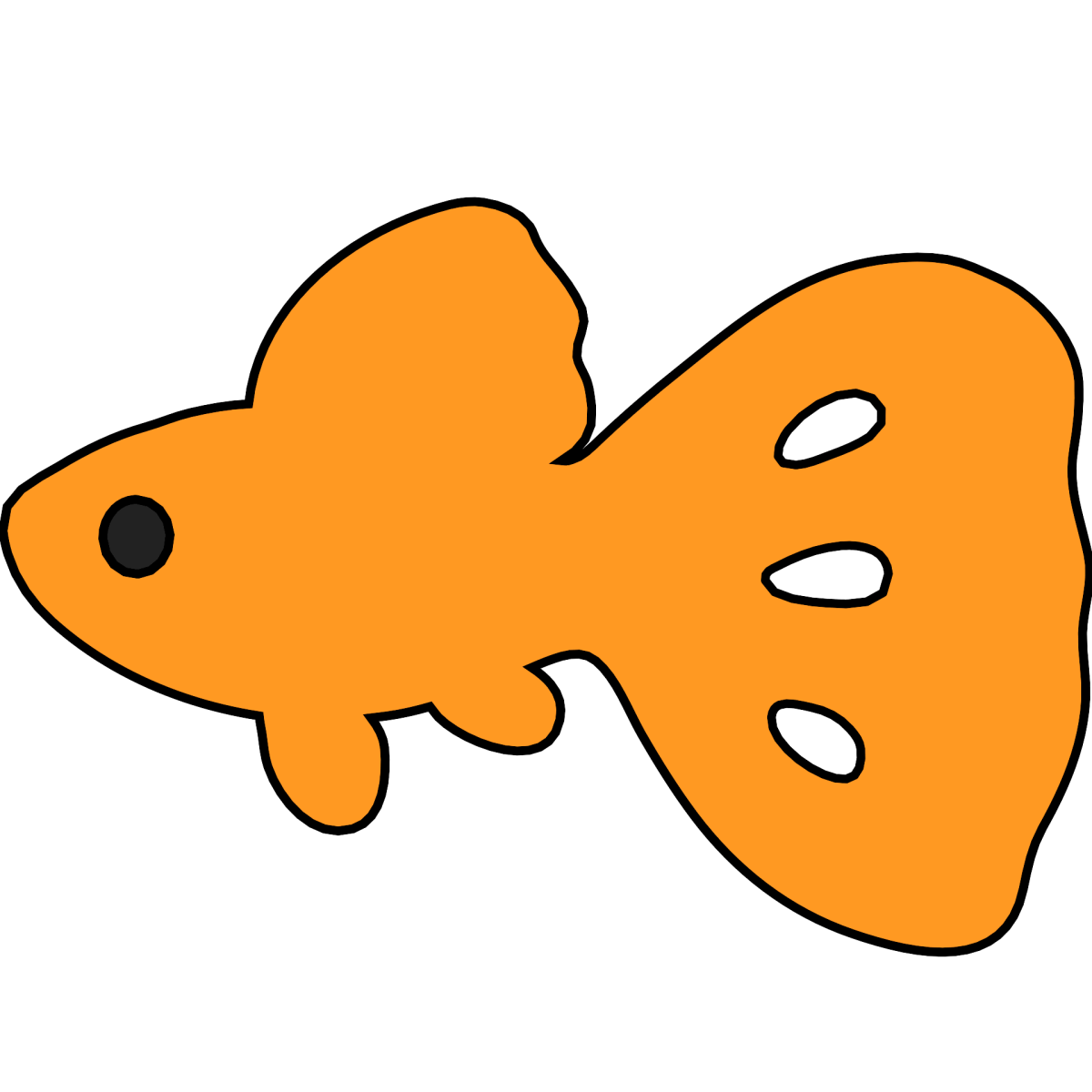 Эмодзи Золотая рыбка