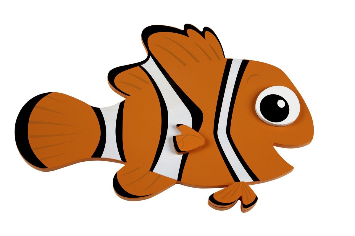 Рыбка клоун мультяшная