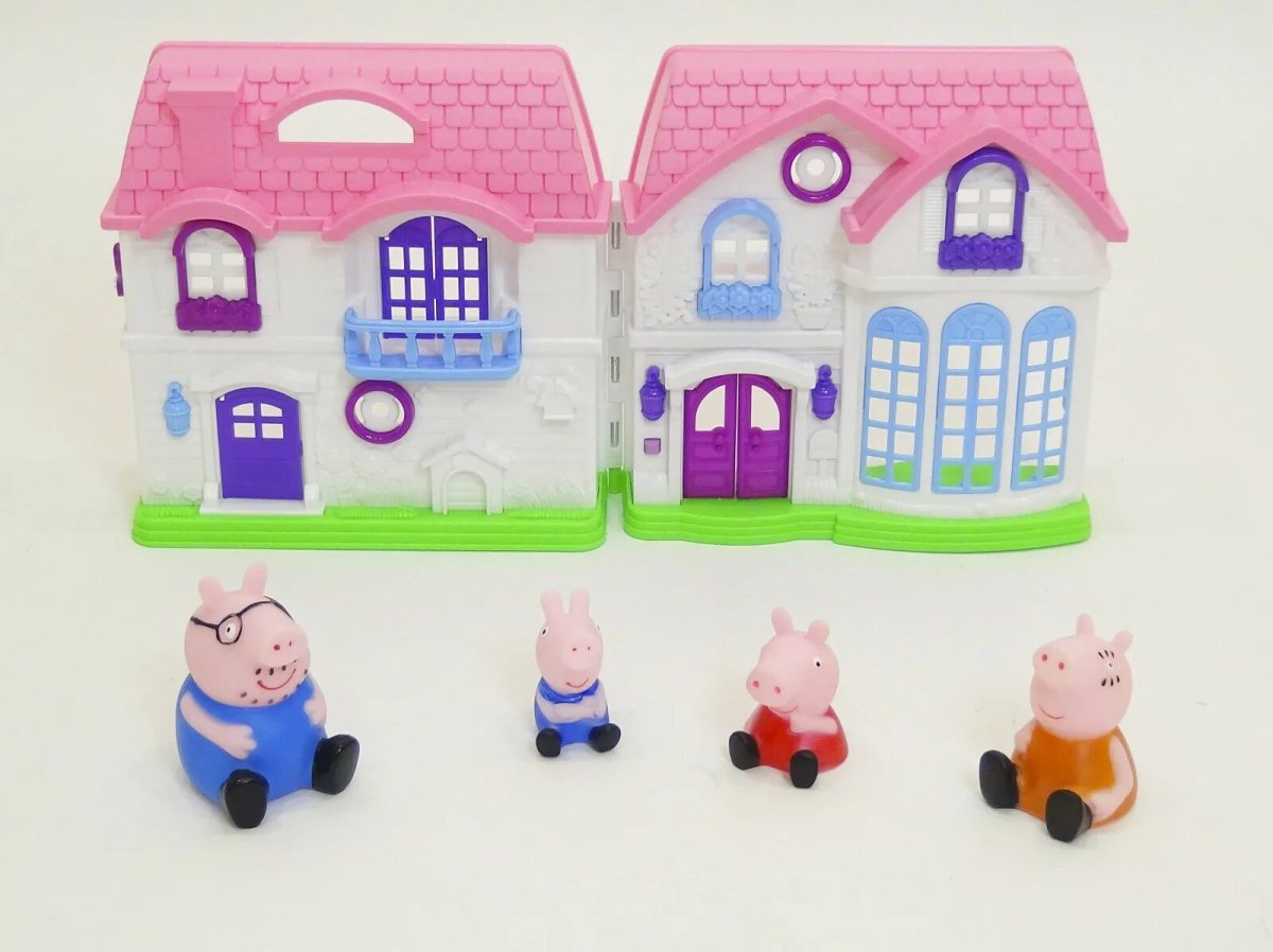 Свинка Пеппа и Джордж в кровати