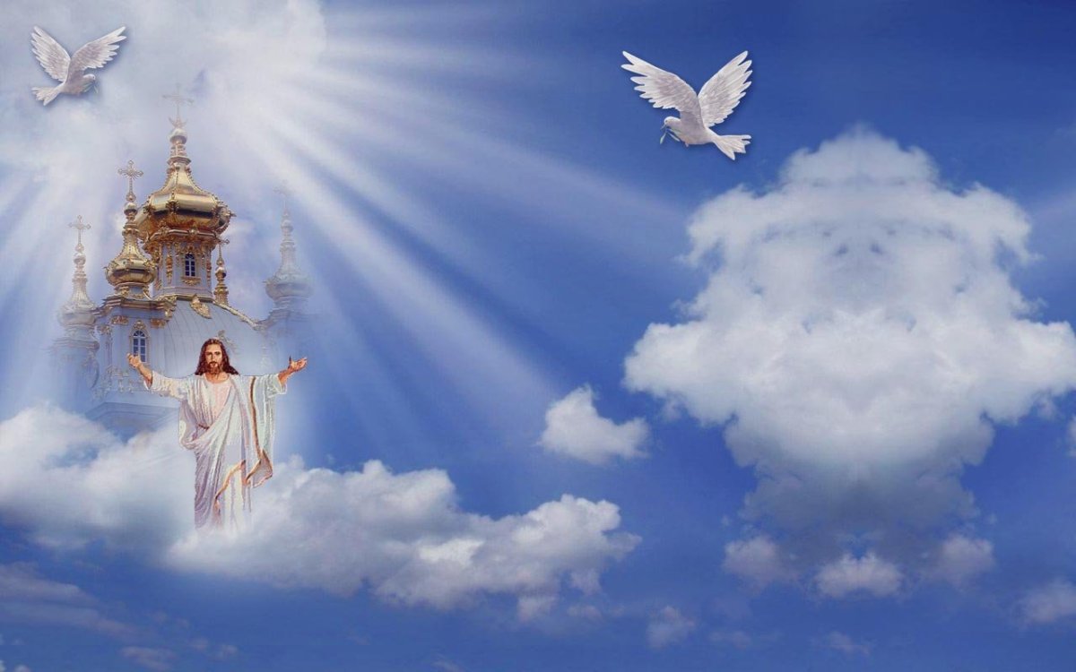 Открытка с Крещением ребенка