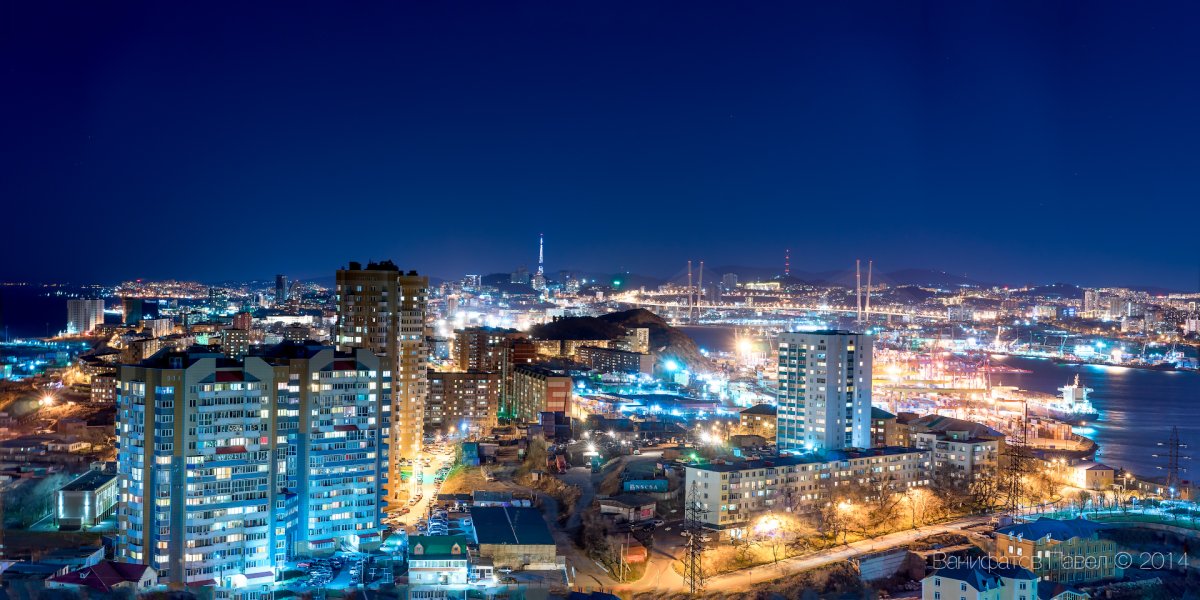 Ночной Владивосток