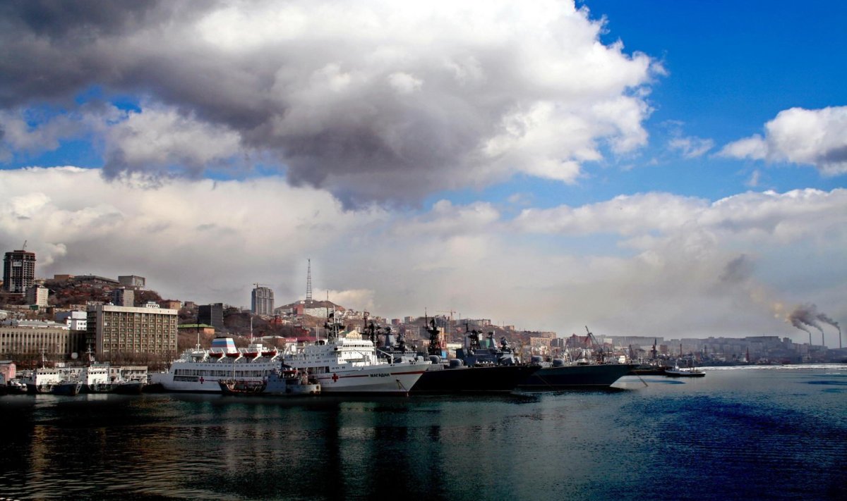 Владивосток панорама города