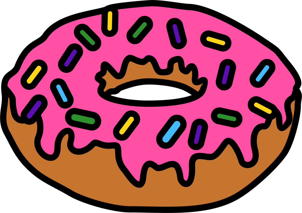 Мультяшный пончик