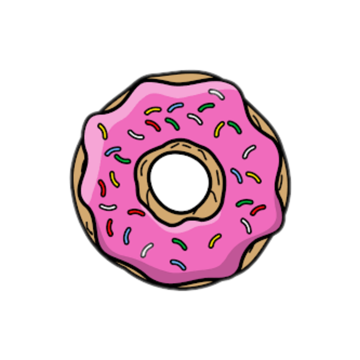 Нарисовать пончик