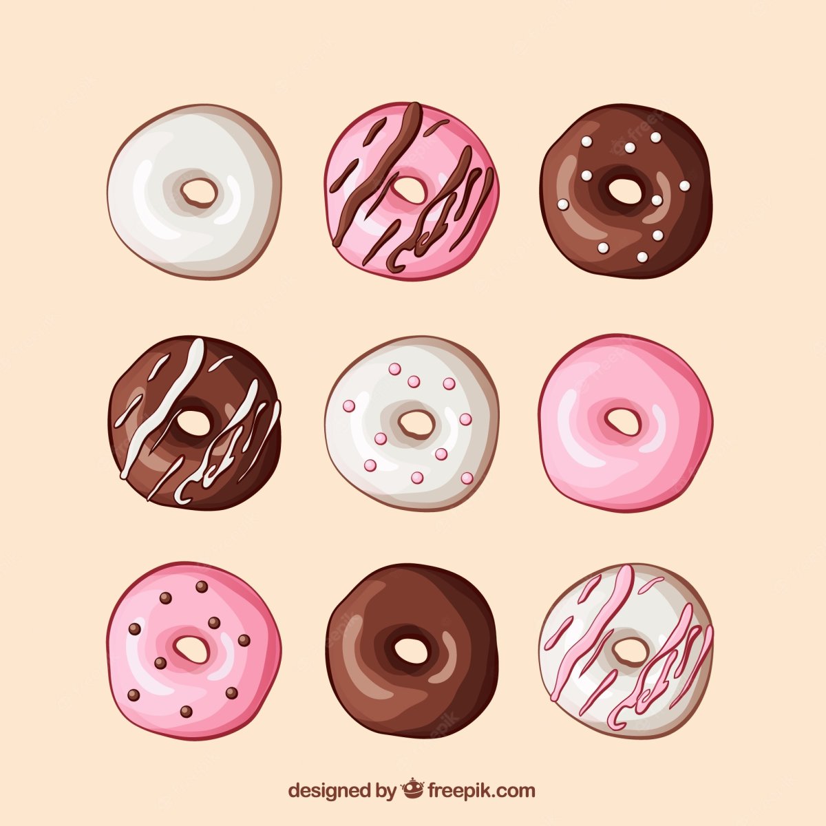 Нарисовать пончик