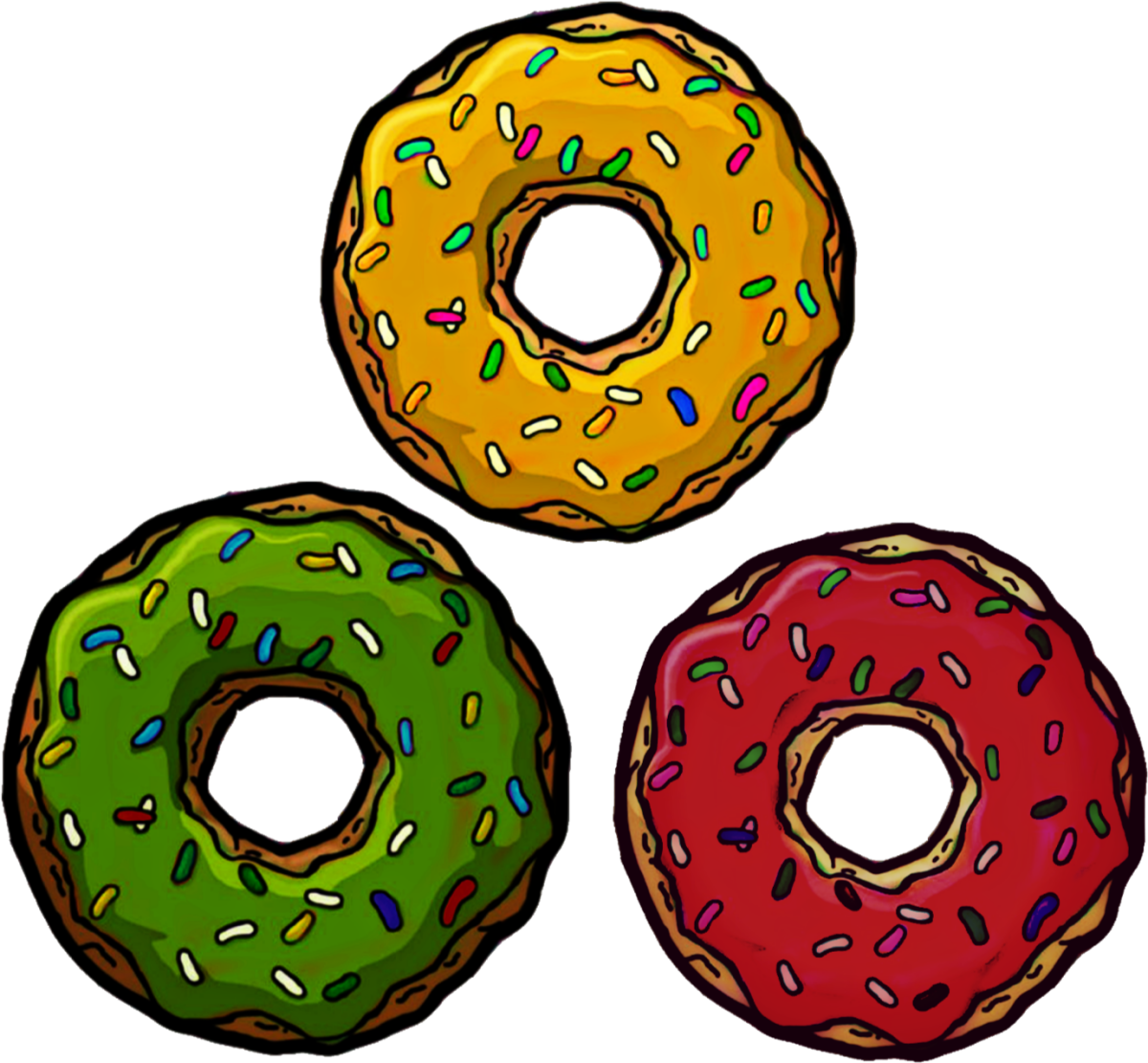 Нарисовать пончик