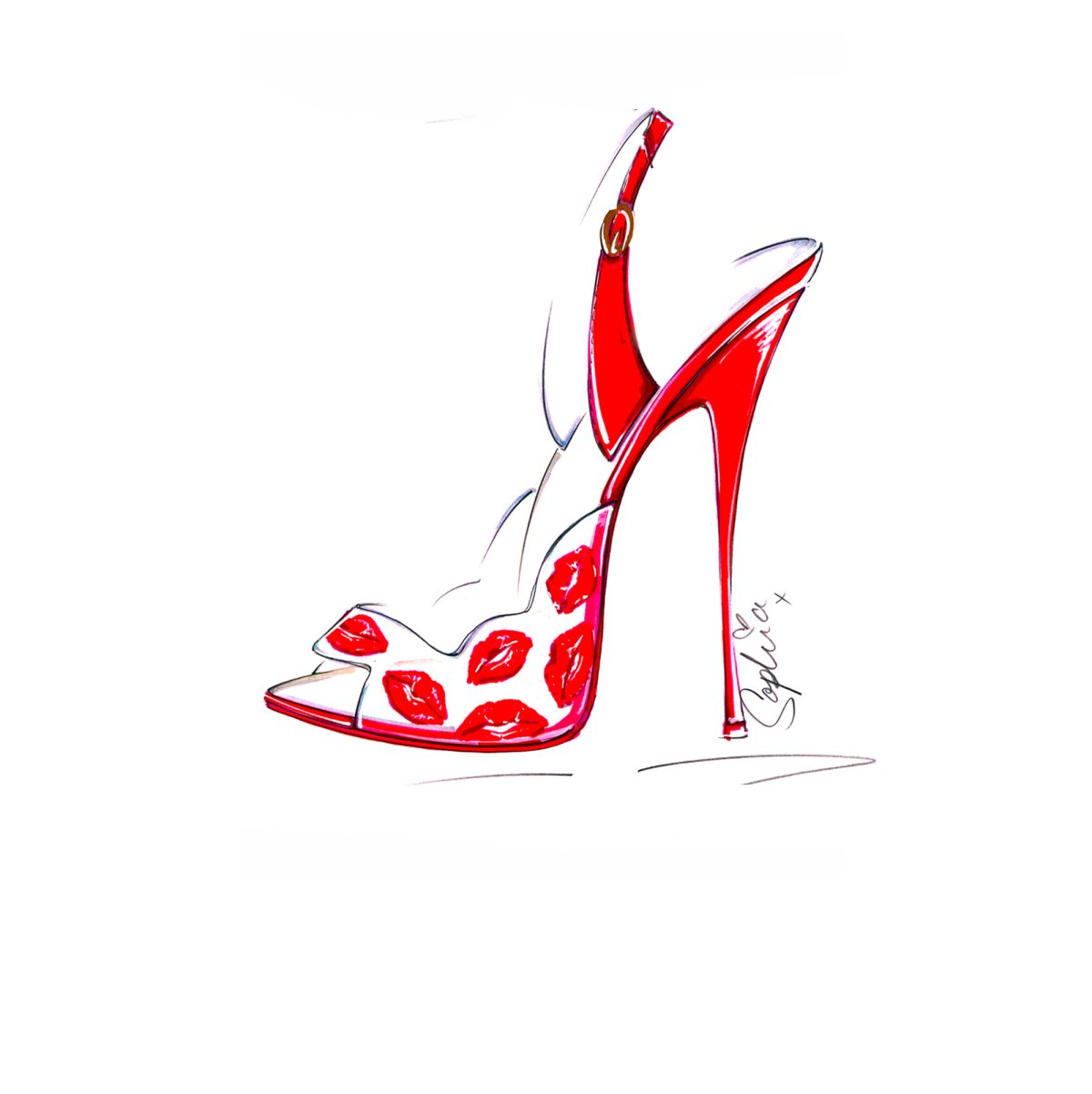 Красные туфли скетч