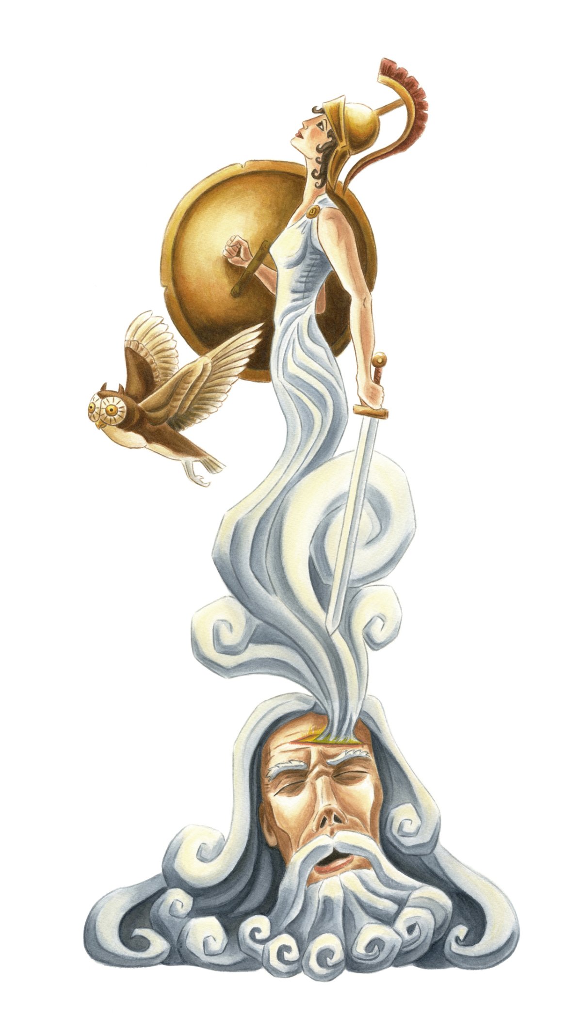 Афина Паллада богиня рождение