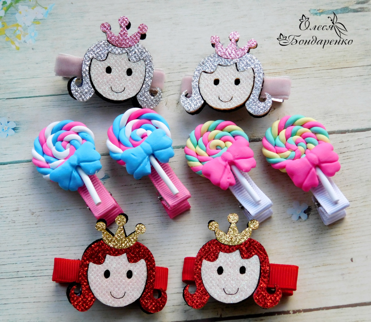 Заколки зверята для детей