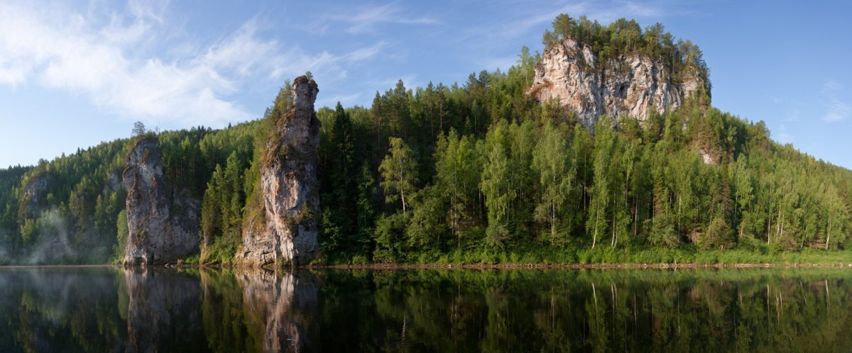 Река Чусовая камень столбы