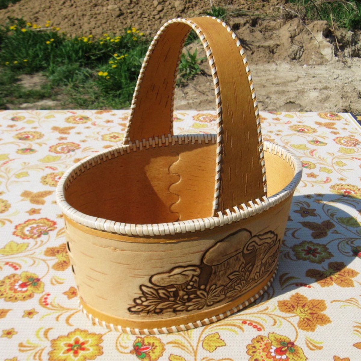 Туесок берестяная корзинка