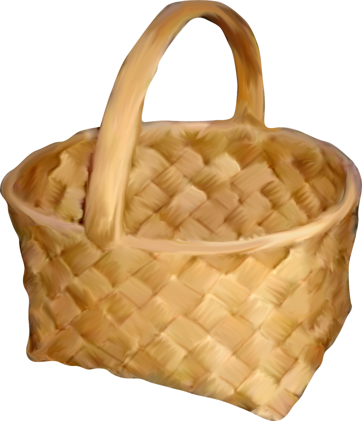 Дети с лукошком