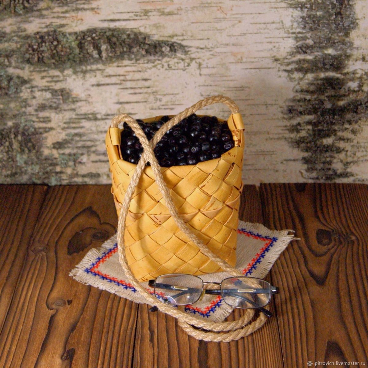 Берестяной кузовок