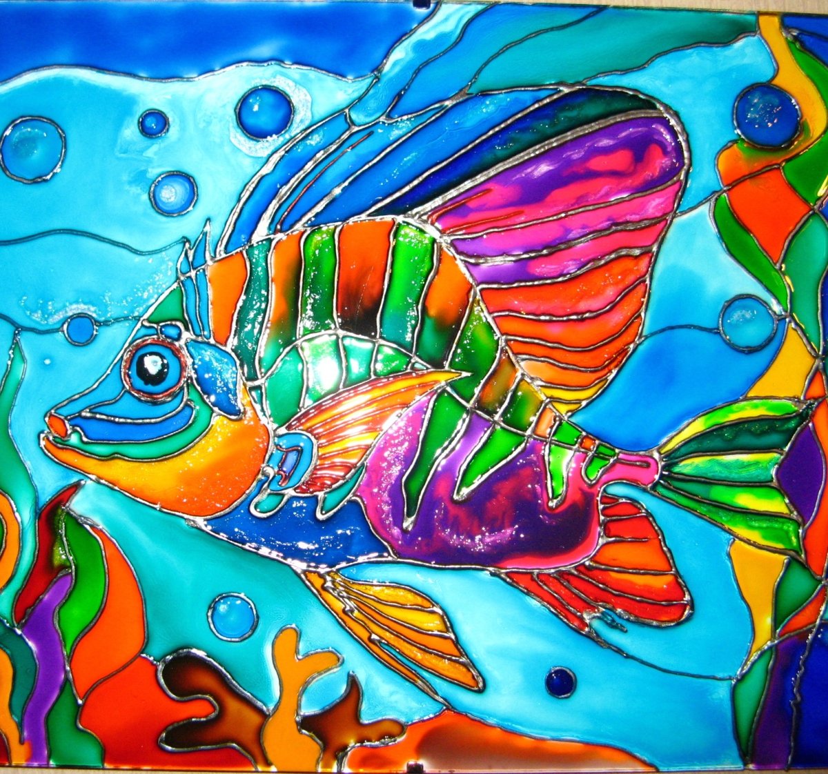 Витражи на стекле